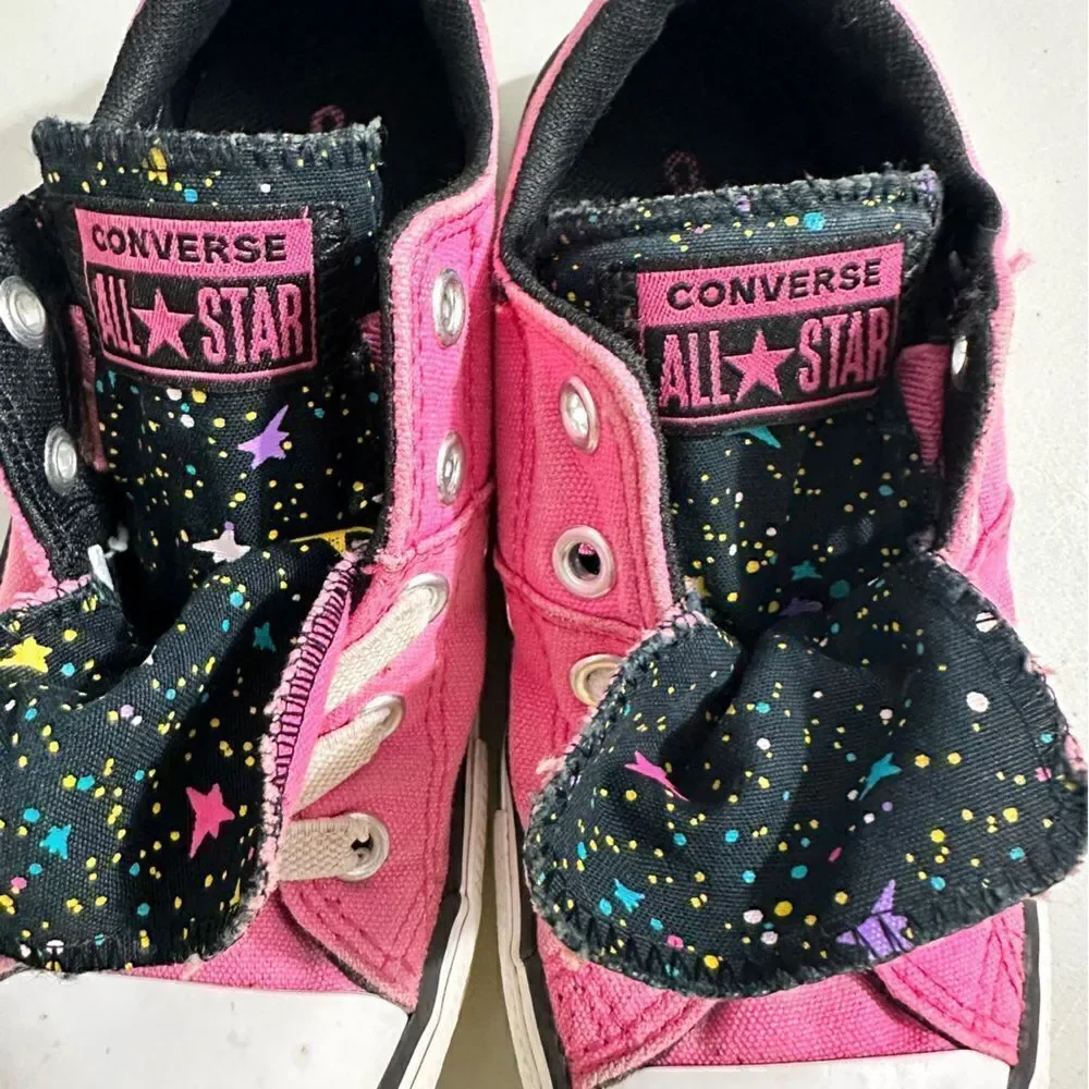 Converse All Star Maddie Stars Pink child size 13 shoe